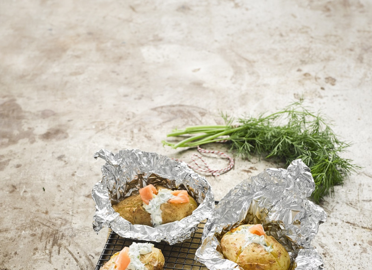 Pieczone młode ziemniaki