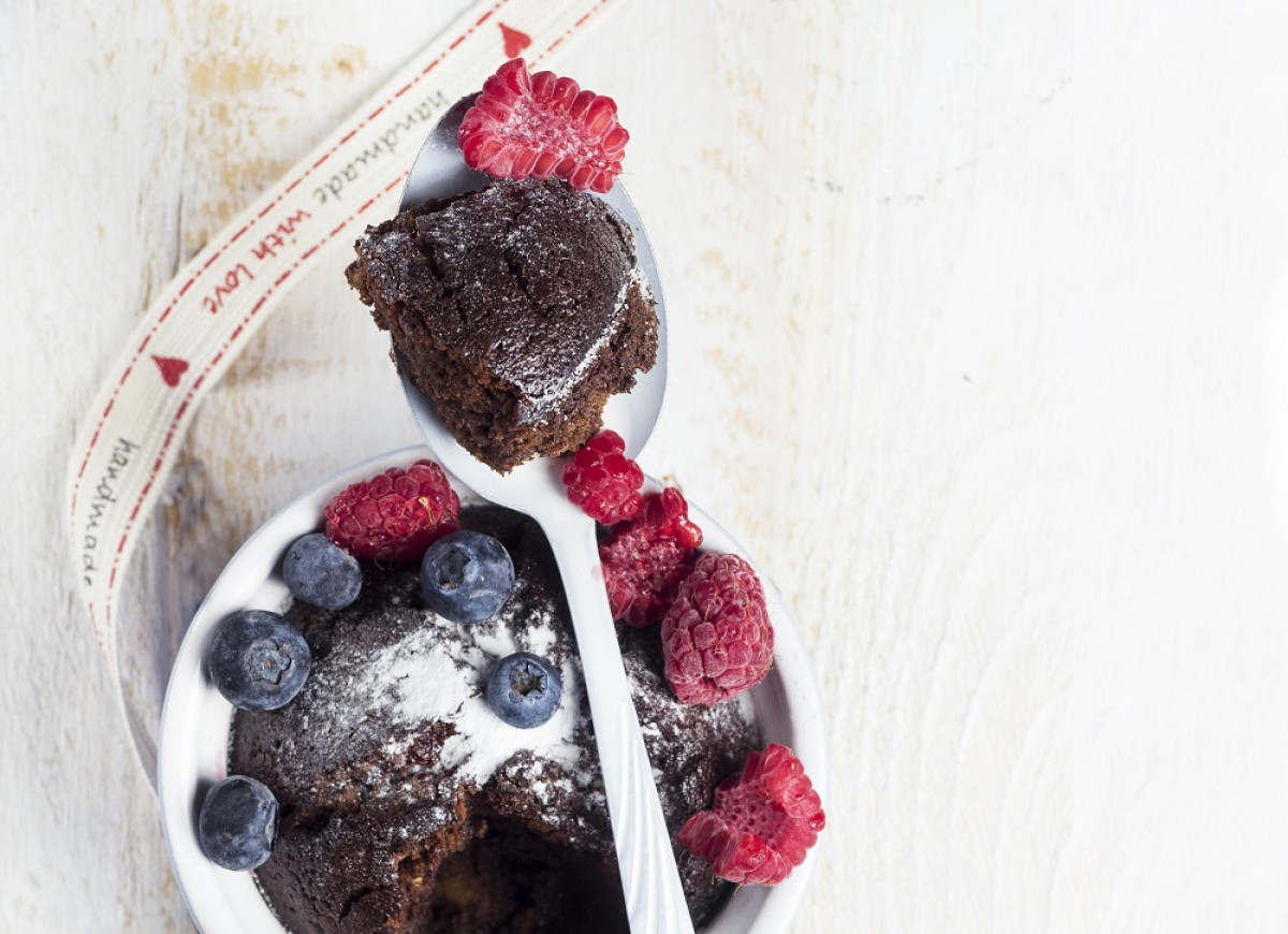 Ciasto dla dwojga - czekoladowe z pieprzem cayenne