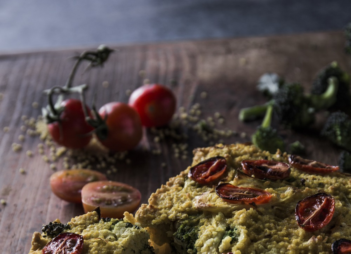 Zapiekanka z kaszy jaglanej z warzywami - przepis z książki Anny Lewandowskiej