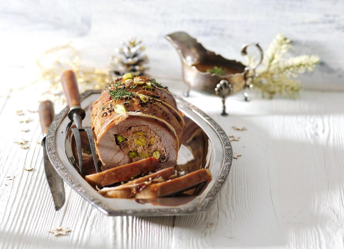 Rolada cielęca z pistacjami