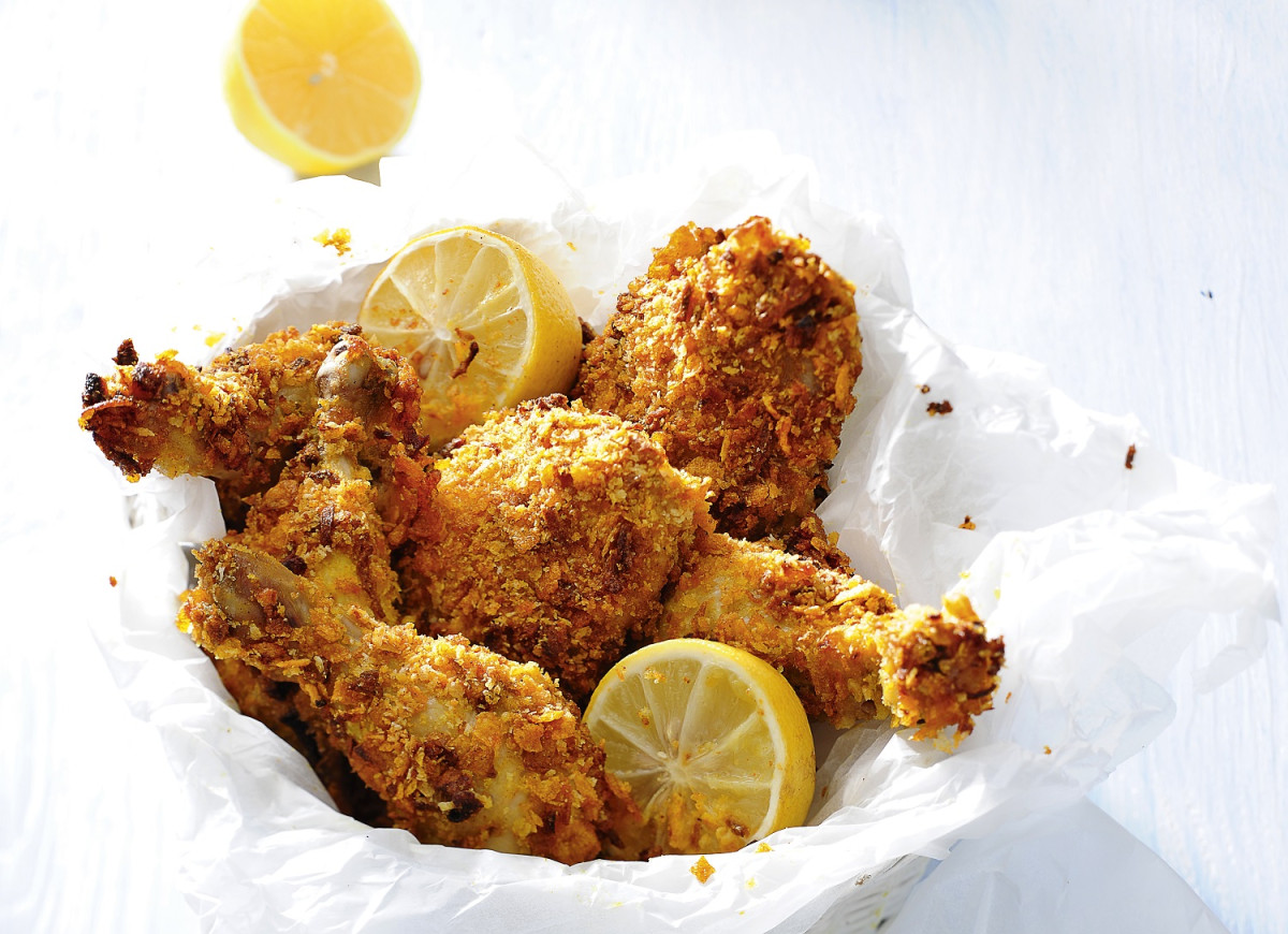 Chrupiące kąski kurczaka pod majonezem