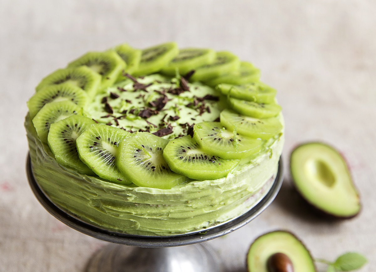 Wegański sernik z awokado i limonki