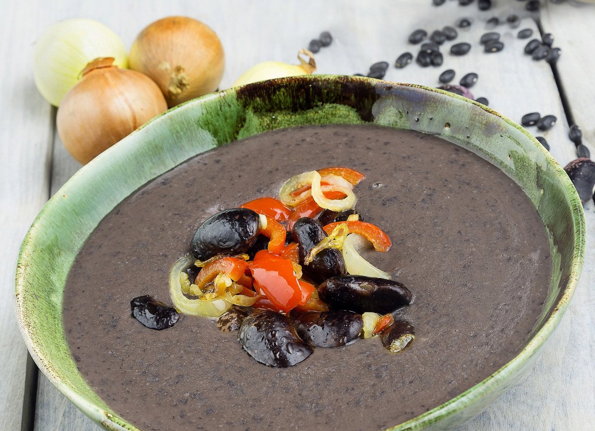 Zupa krem z czarną fasolą