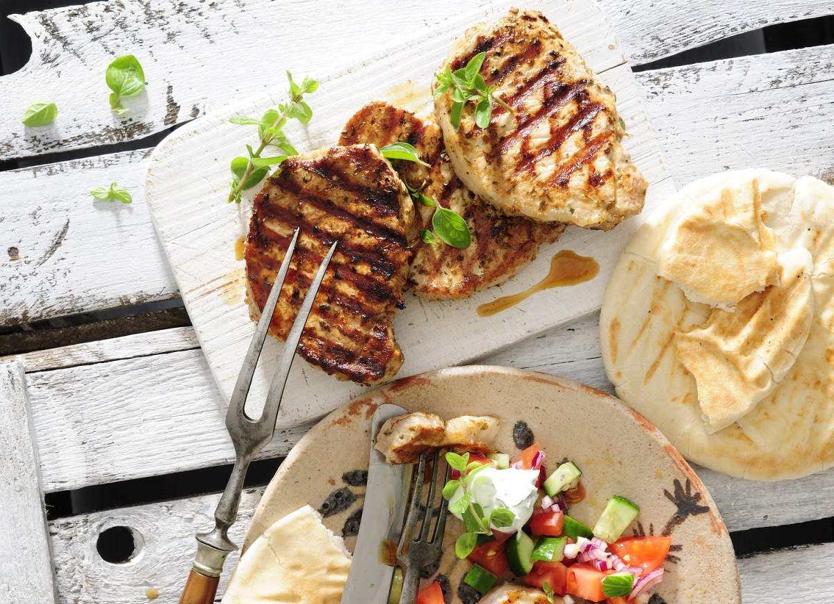 Wieprzowina w stylu greckim