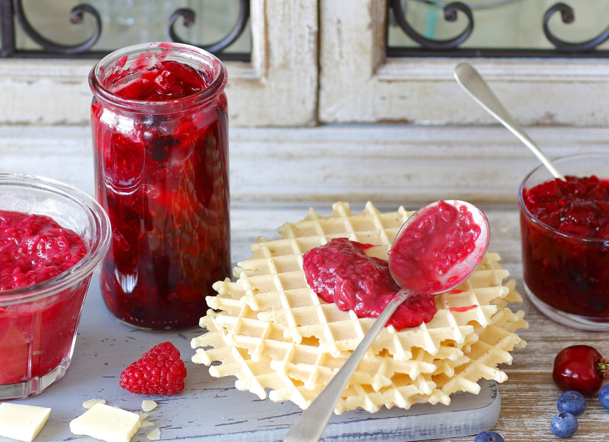 Dżem malinowo-czekoladowy