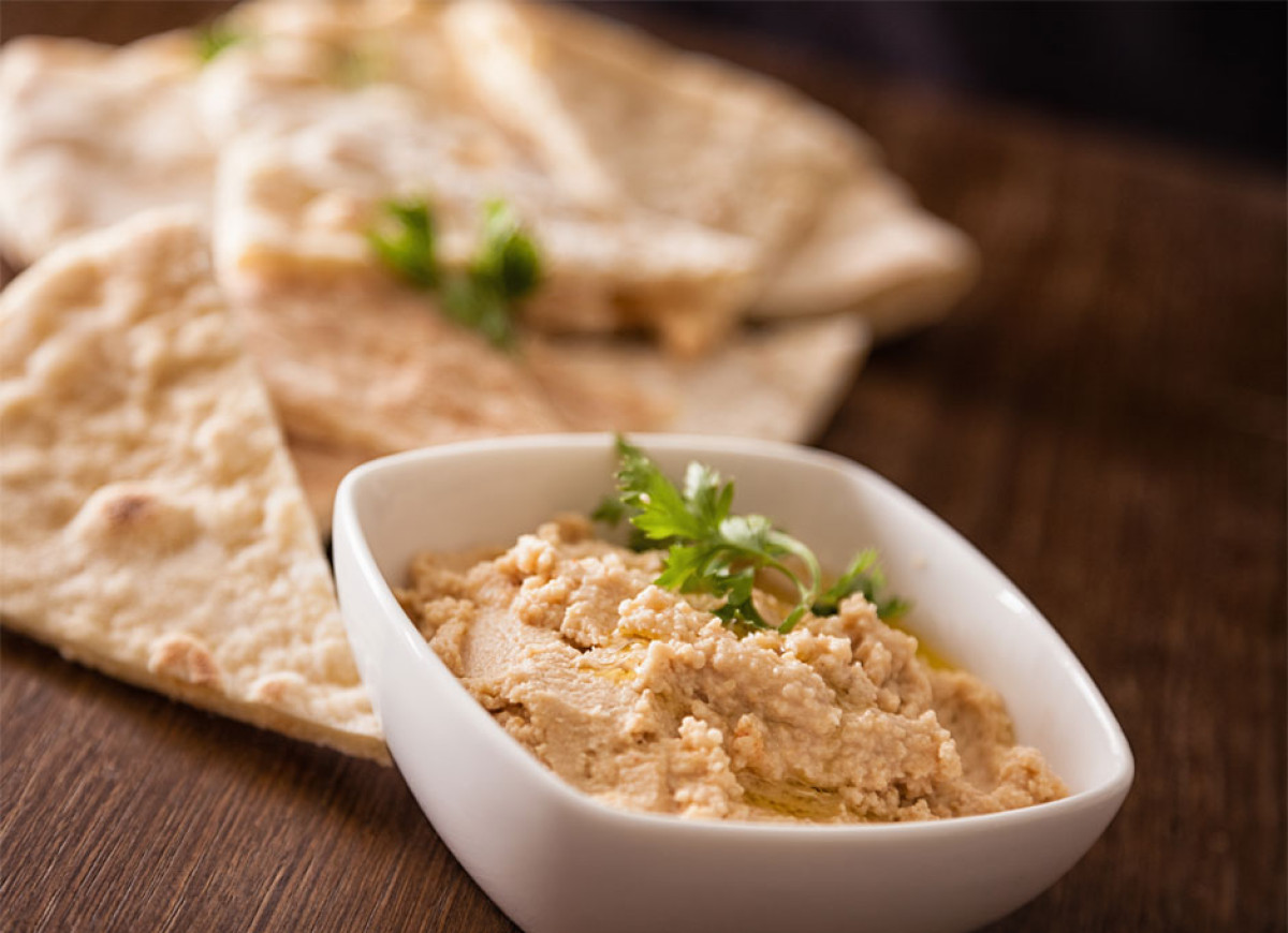 Wegański smalec z białej fasoli z jabłkiem