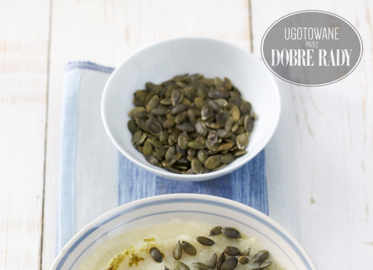 Krem z białych warzyw