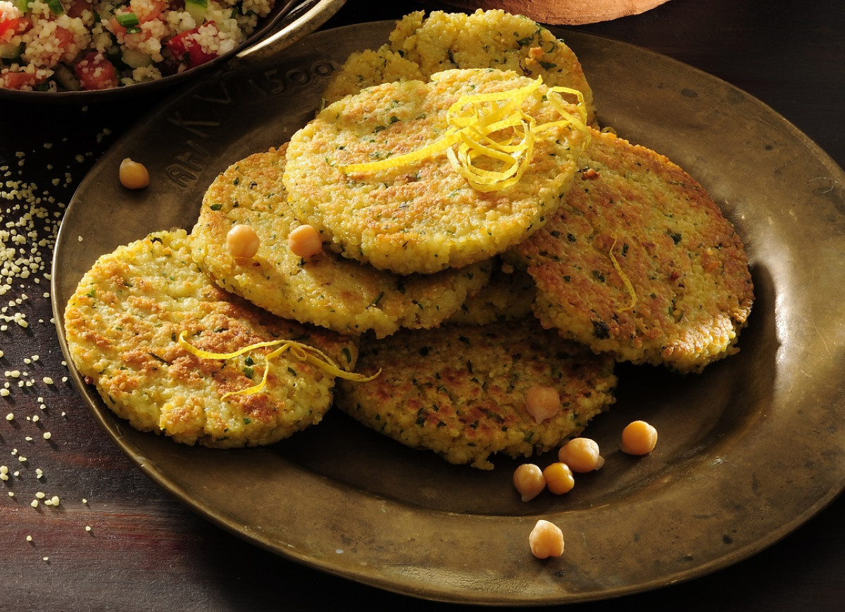 placki z ciecierzycy