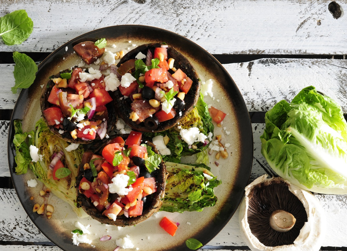 Pieczarki portobello z grilla