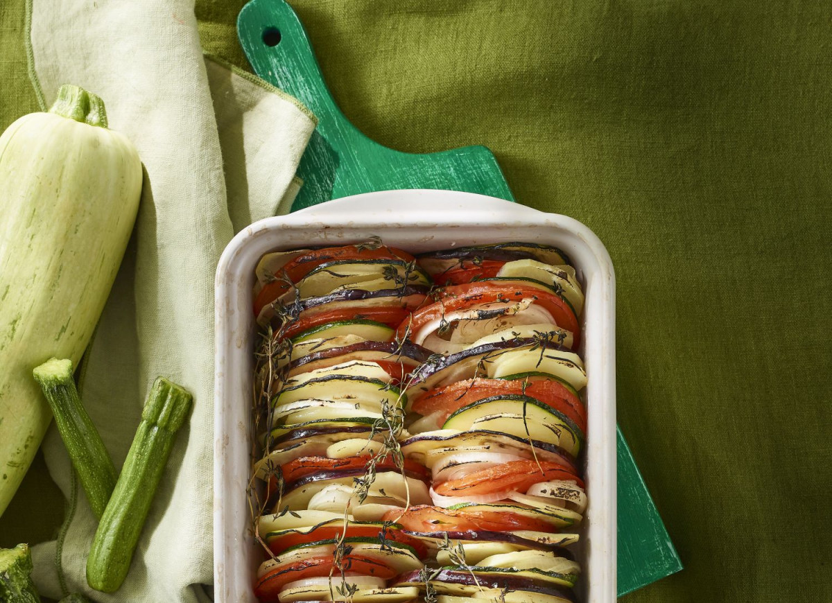 Tian z cukinią - prowansalska zapiekanka