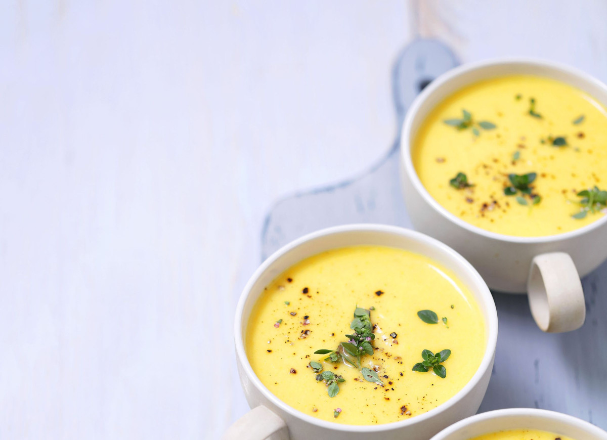 Zupa krem z kalafiora, marchewki i ziemniaków