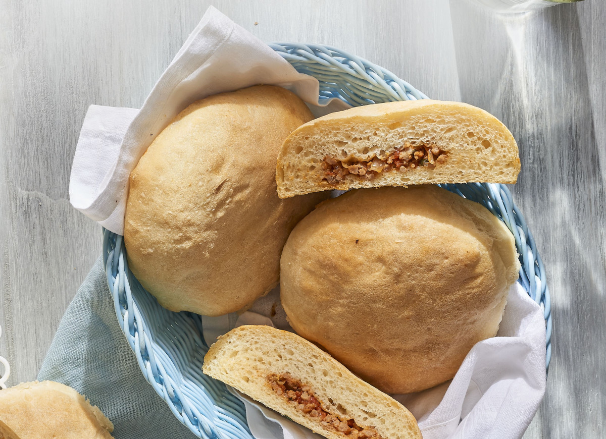 Przepis na bułki z mięsem