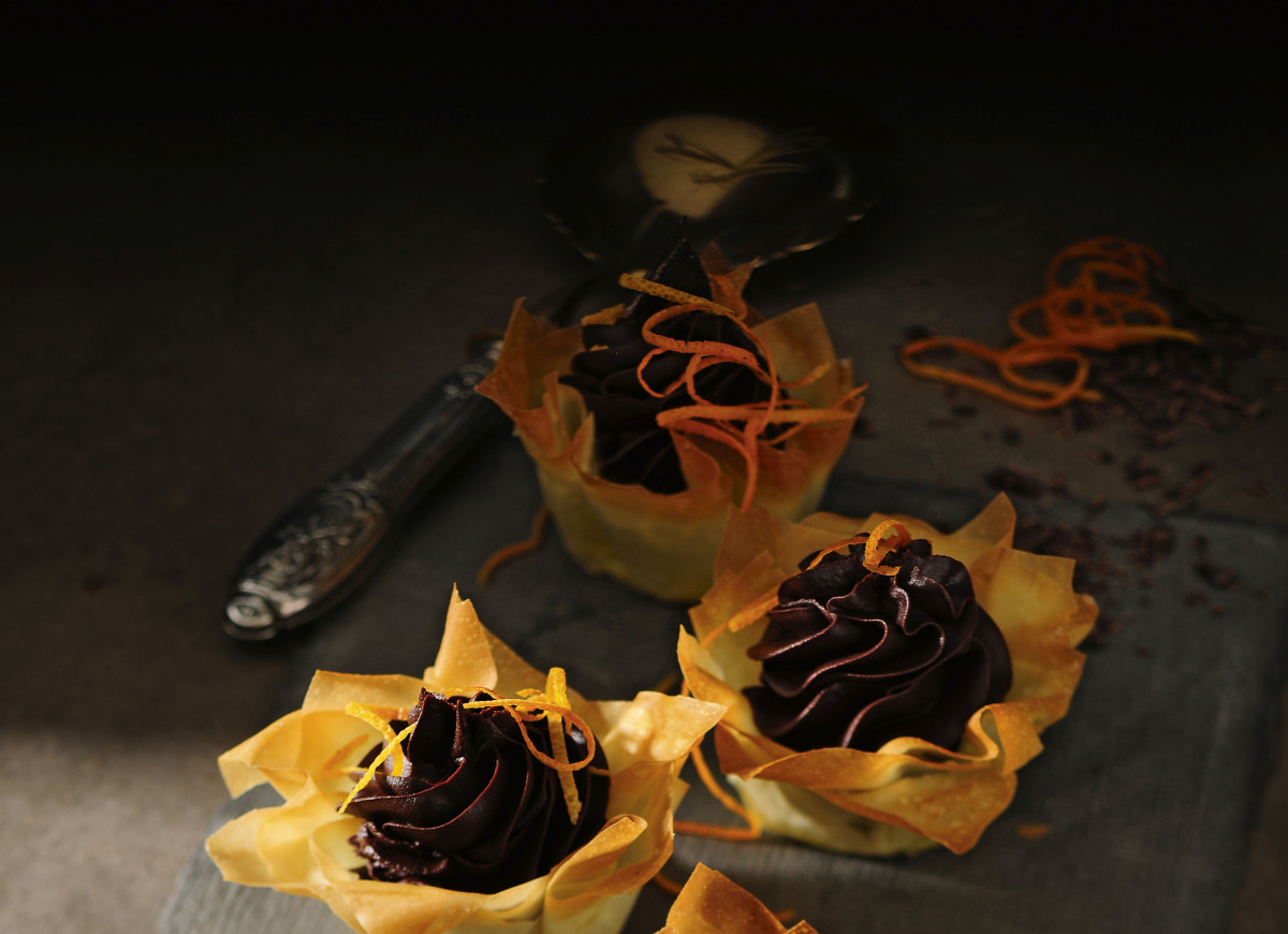 Ciasto filo z kremem czekoladowym