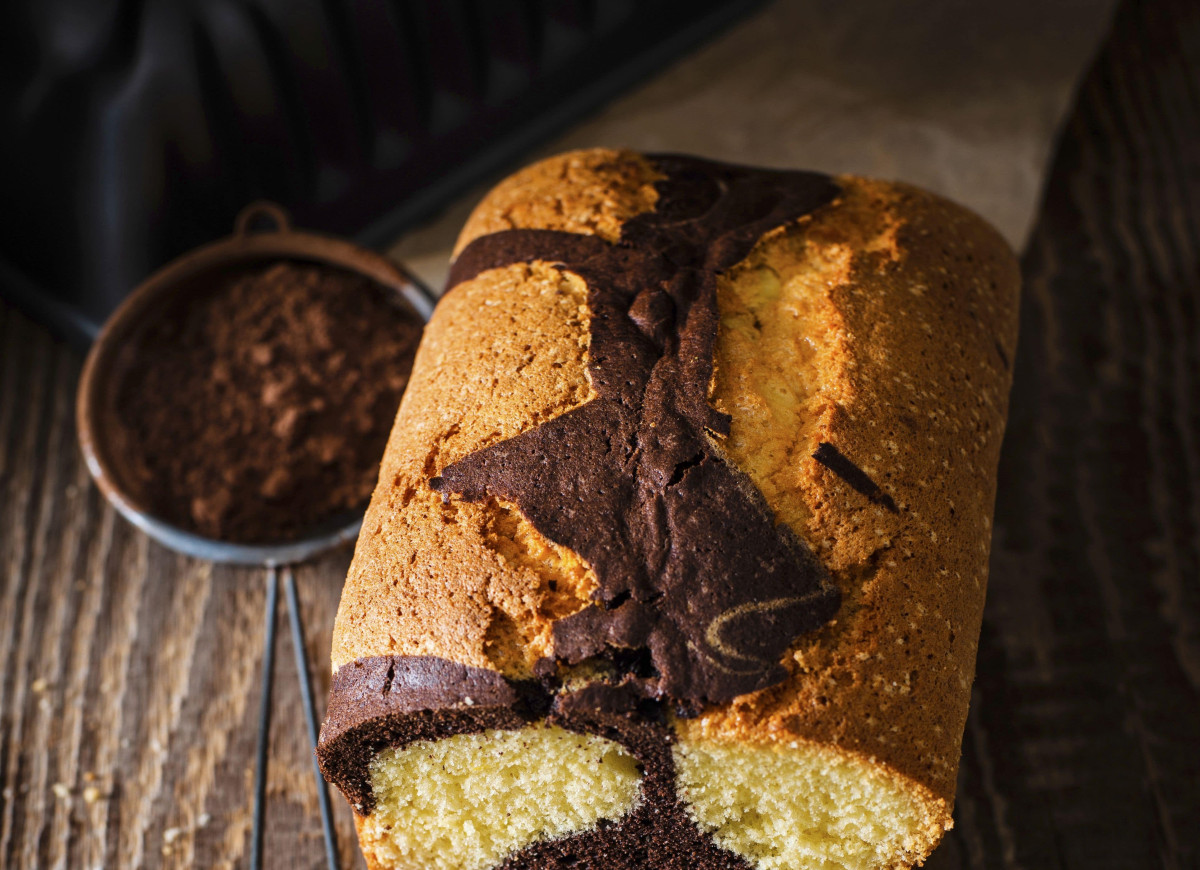 Szybki placek z kakao