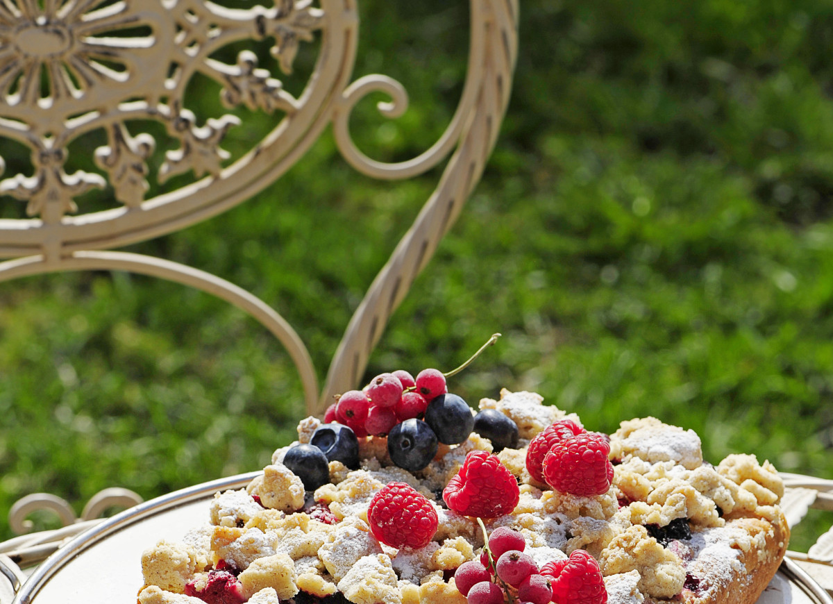 Ciasto drożdżowe z owocami