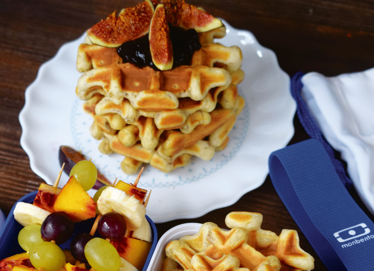 Wegańskie gofry z książki "Po prostu pycha. Słodkie i słone przepisy"