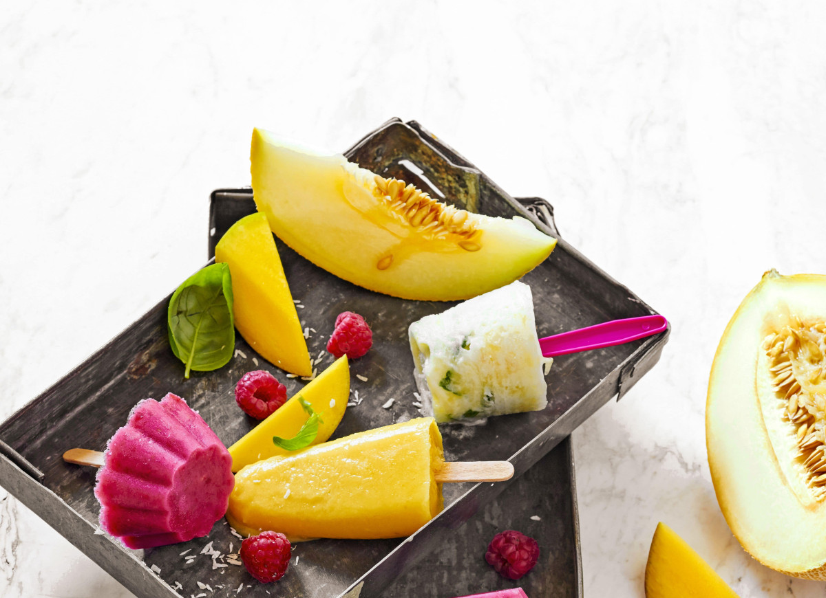 Egzotyczne domowe lody na patyku