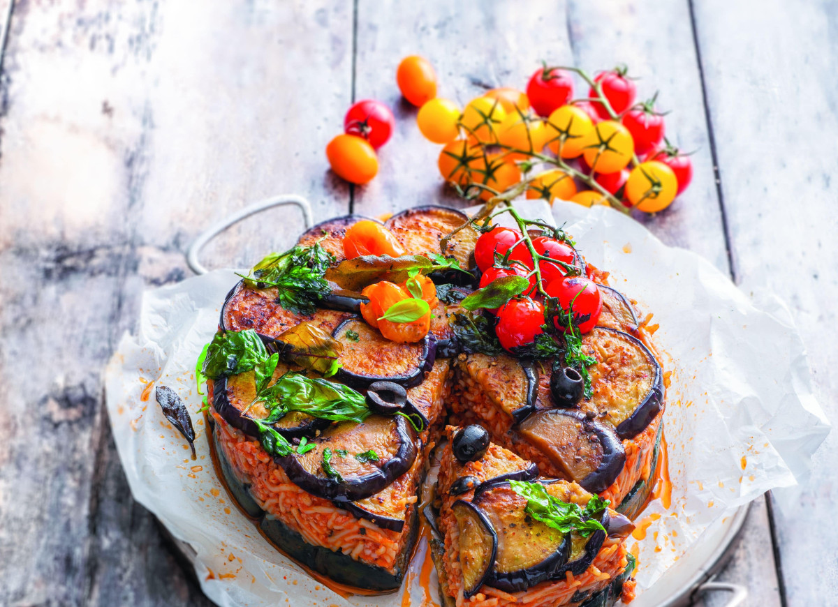 Zapiekanka makaronowa z bakłażanem