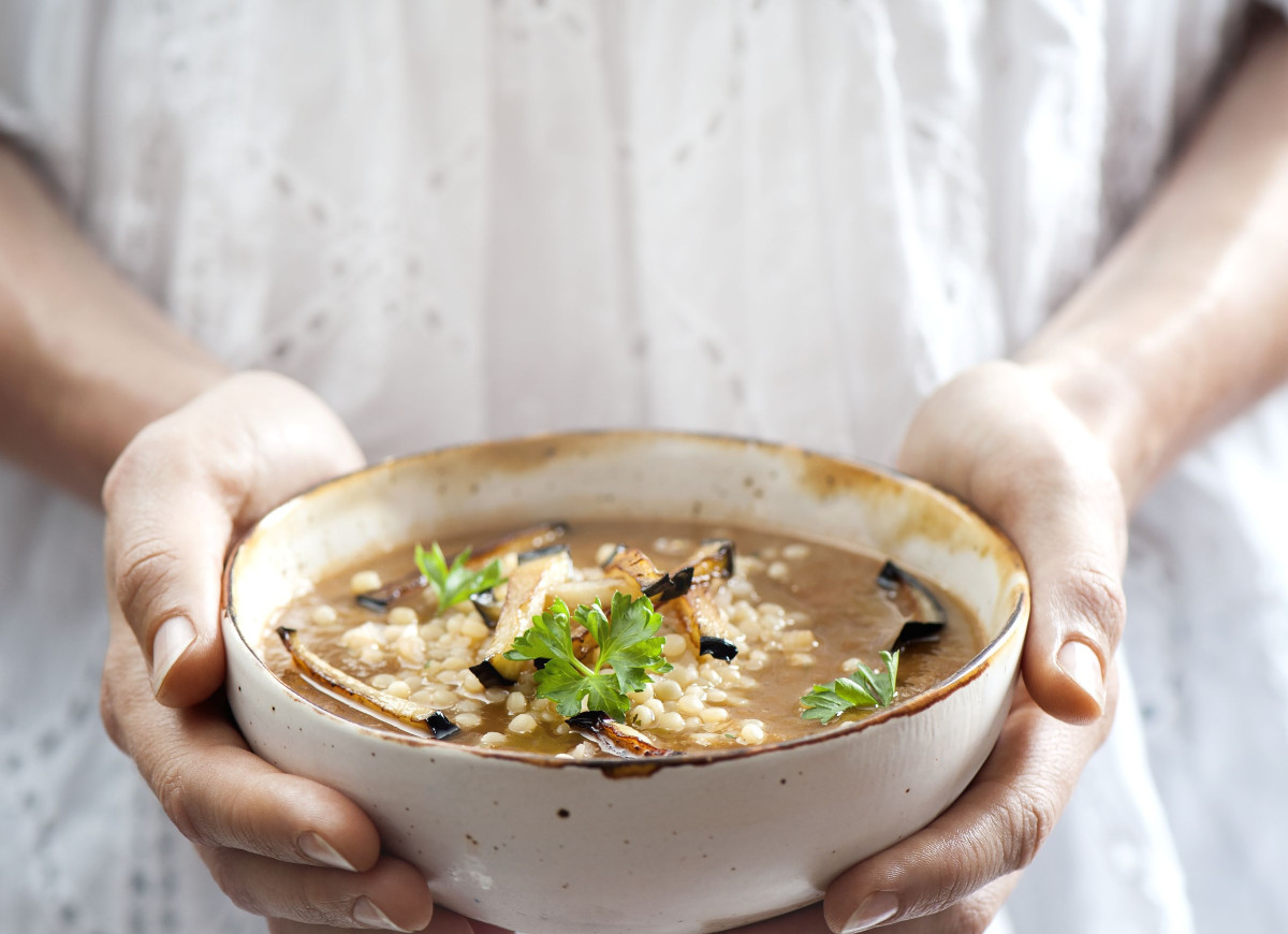 Zupa z bakłażanów