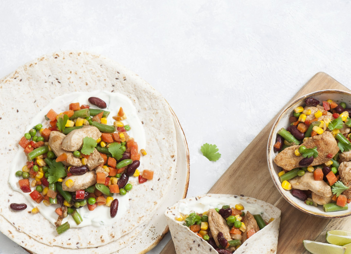 Fajitas z polędwiczką z indyka