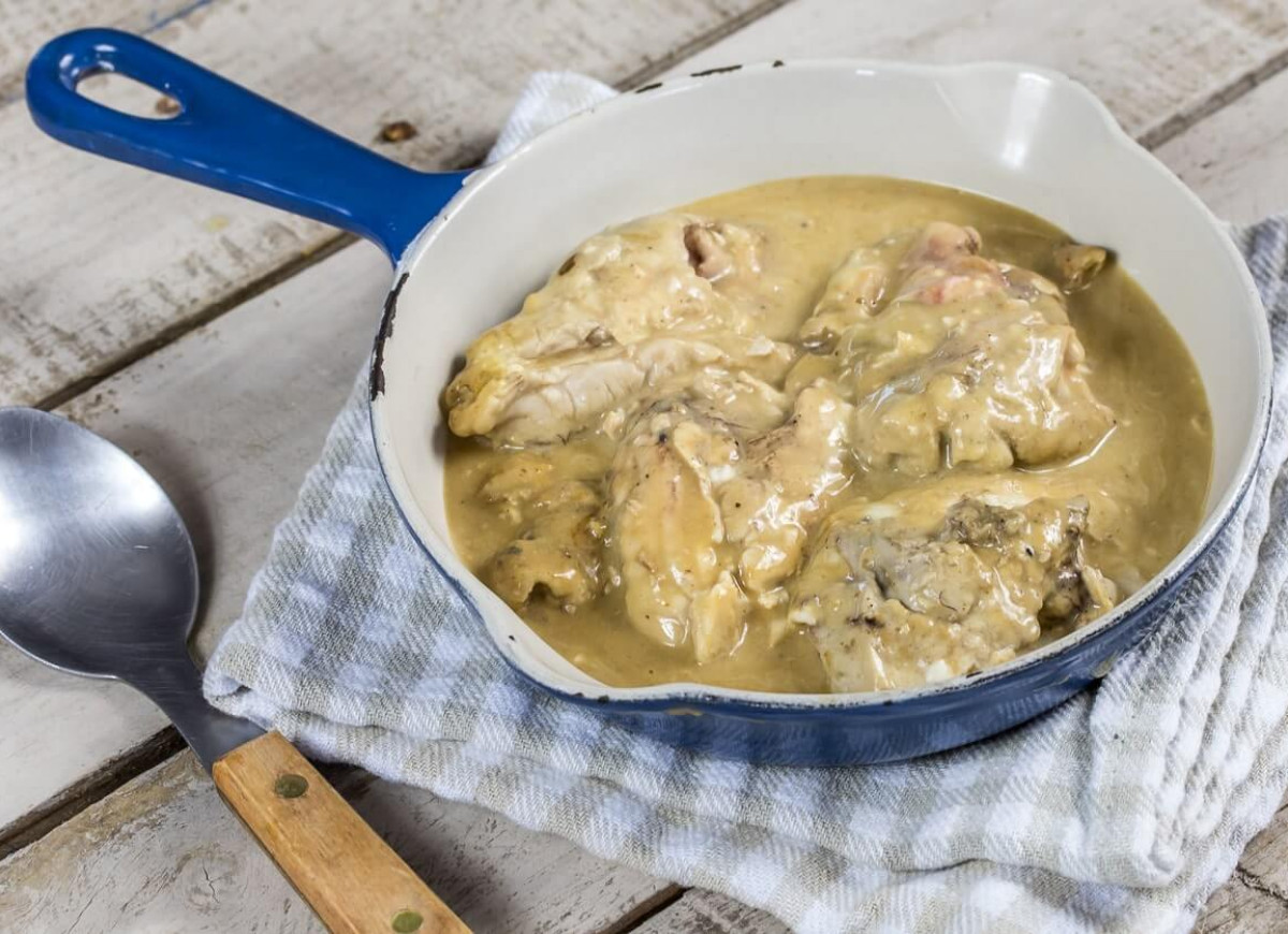 Królik w sosie własnym