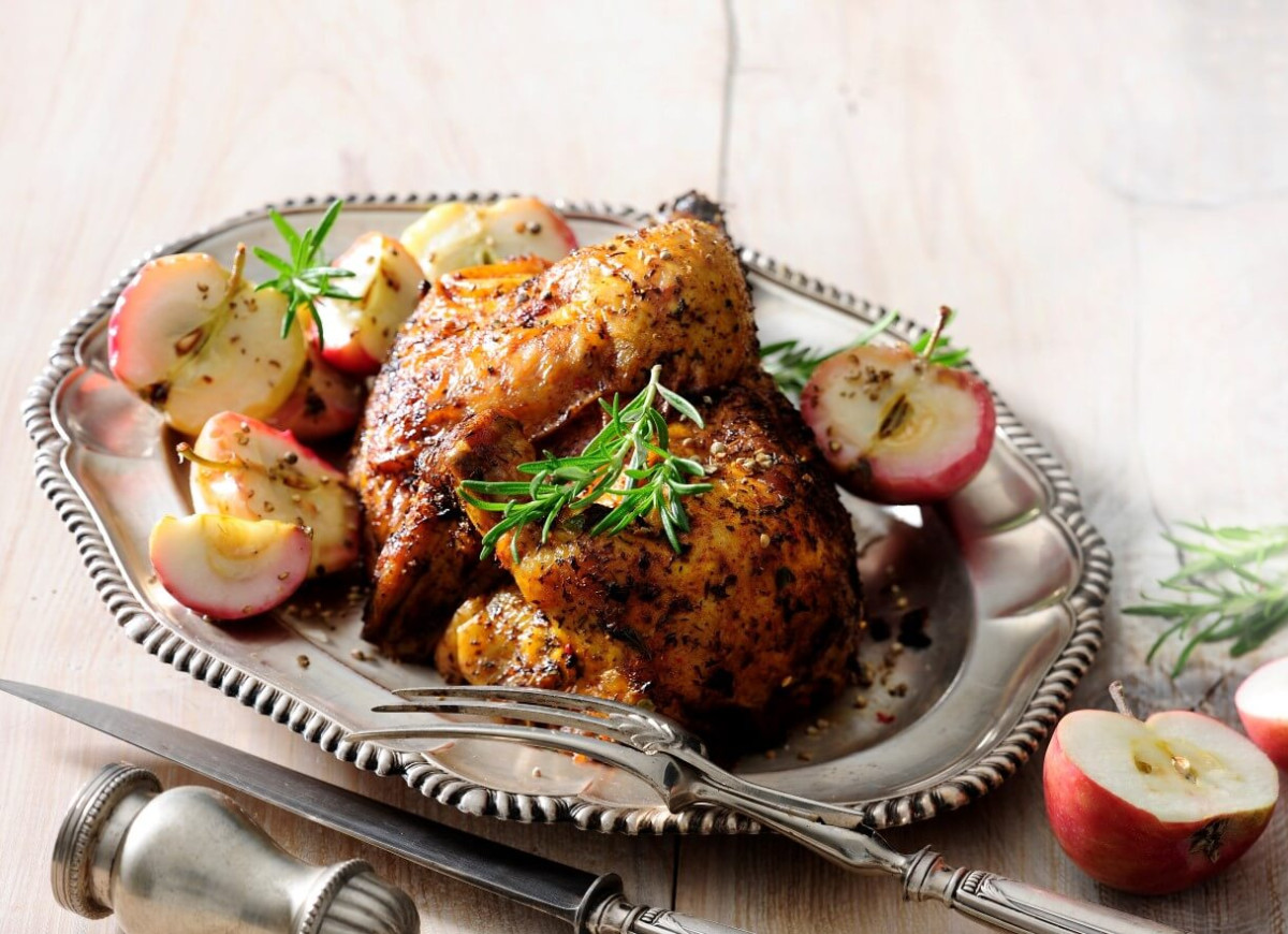 Kurczak z jabłkami