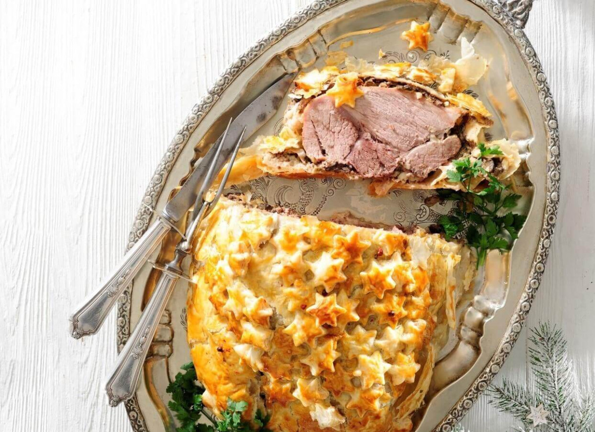 Łopatka wieprzowa à la Wellington