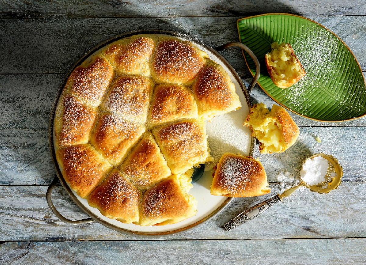 Brioszki z kremem waniliowym