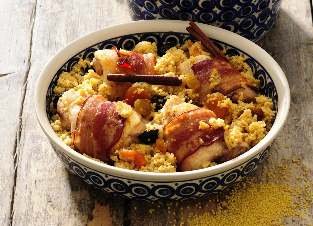 Kasza jaglana z kurczakiem w piwie