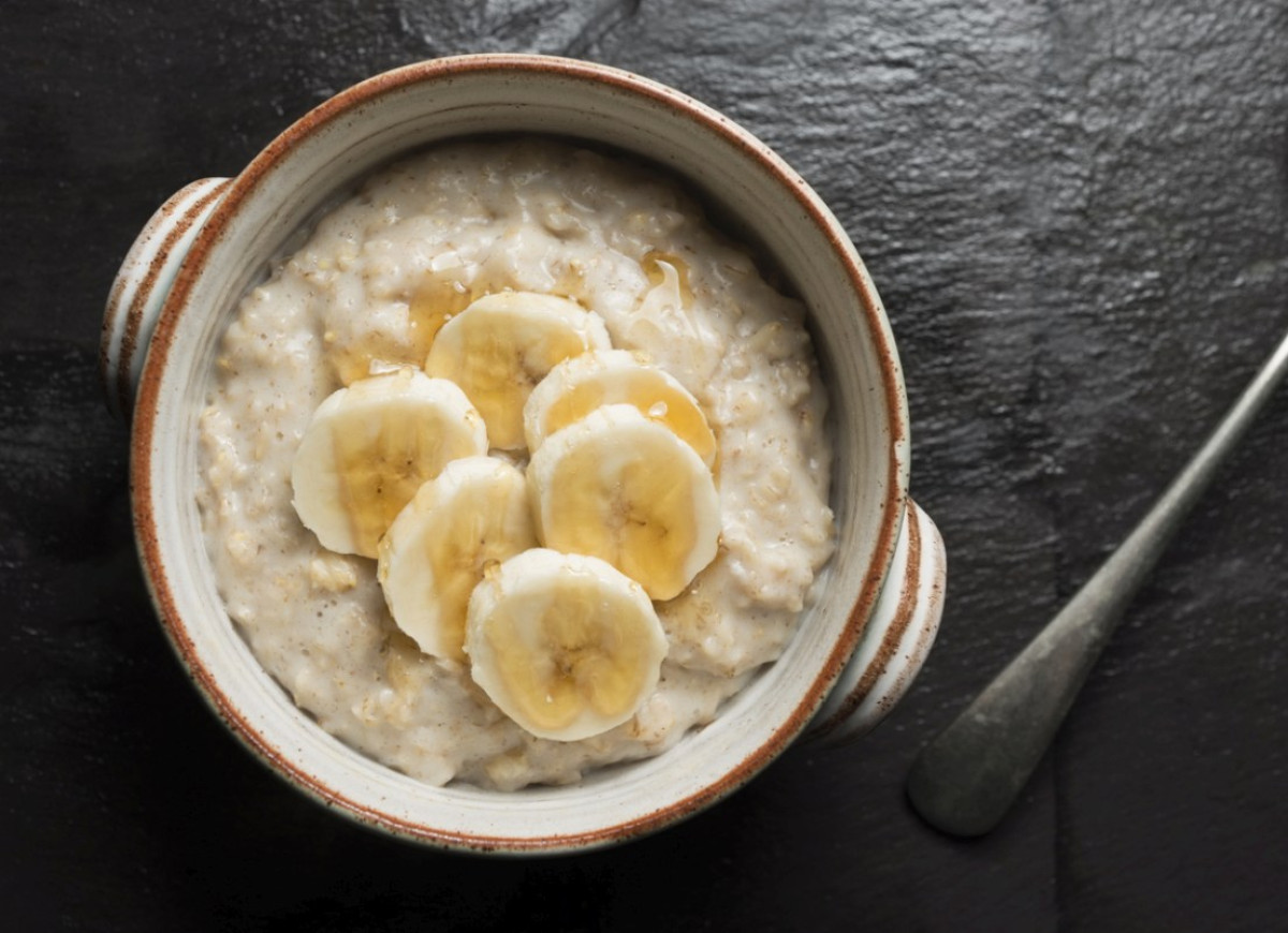 Owsianka z bananami