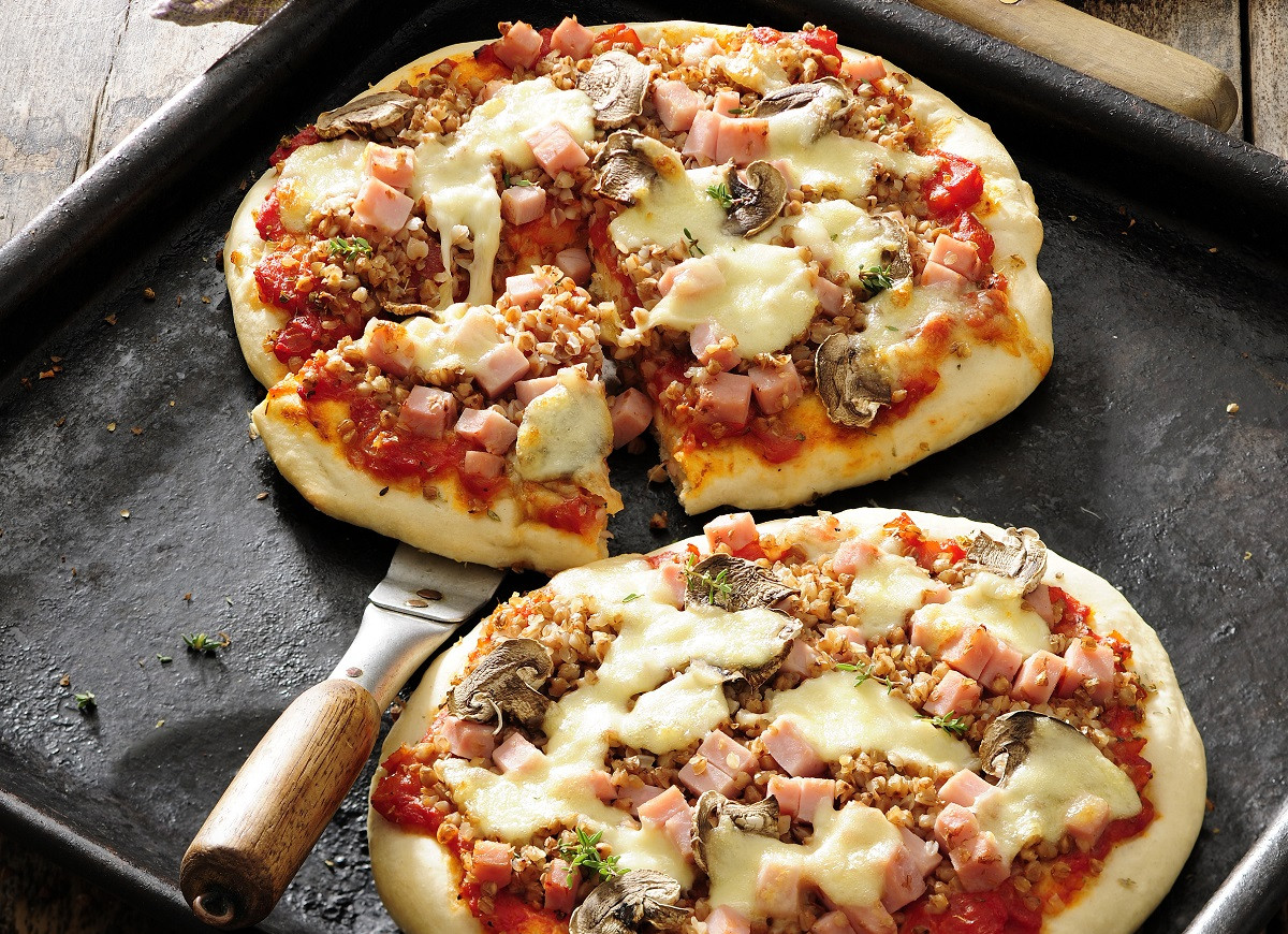 Pizza z kaszą gryczaną