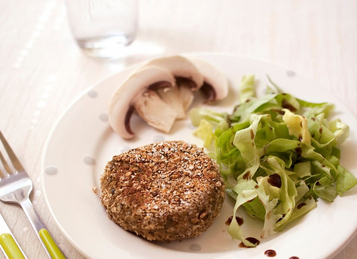 Kotlety z zielonej soczewicy