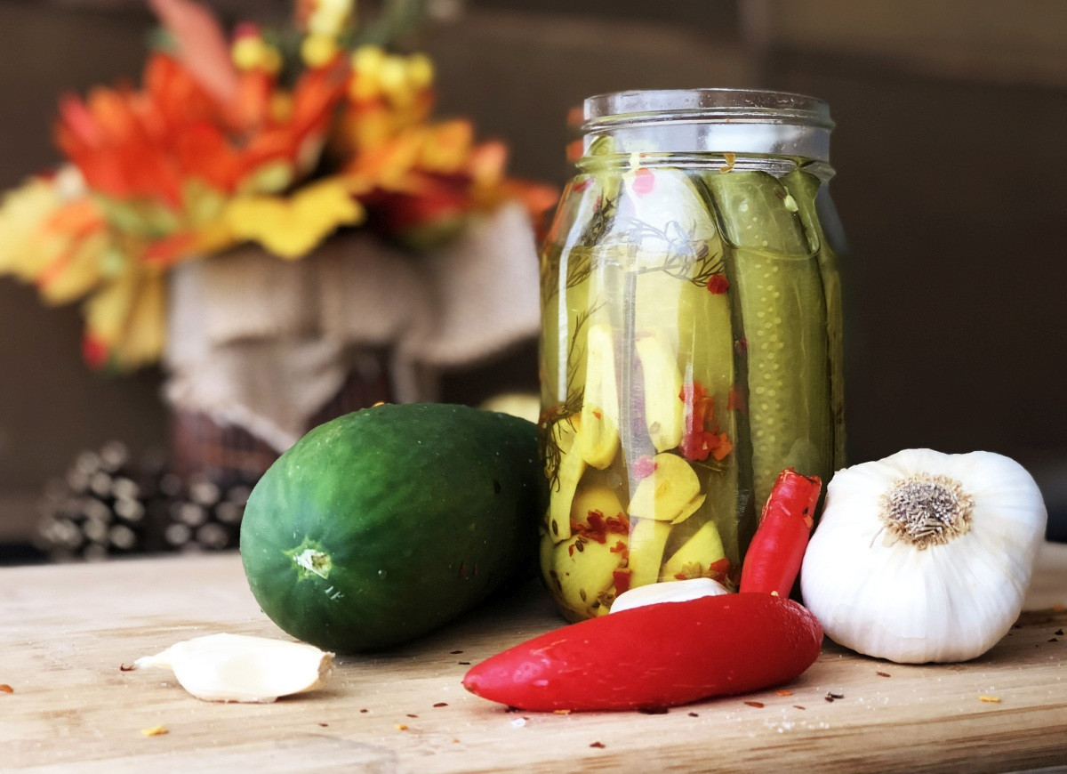 Pikantne ogórki z chili