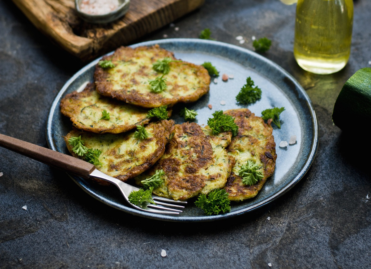 Placki ziemniaczane z cukinią