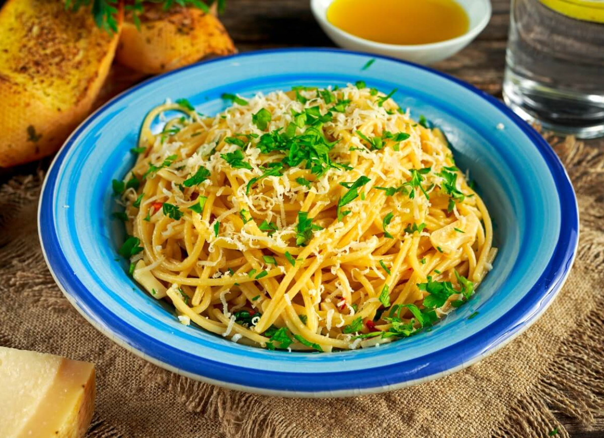 Spaghetti aglio olio