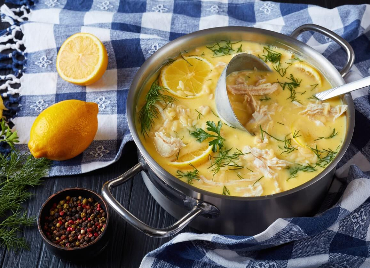 Zupa cytrynowa z ryżem