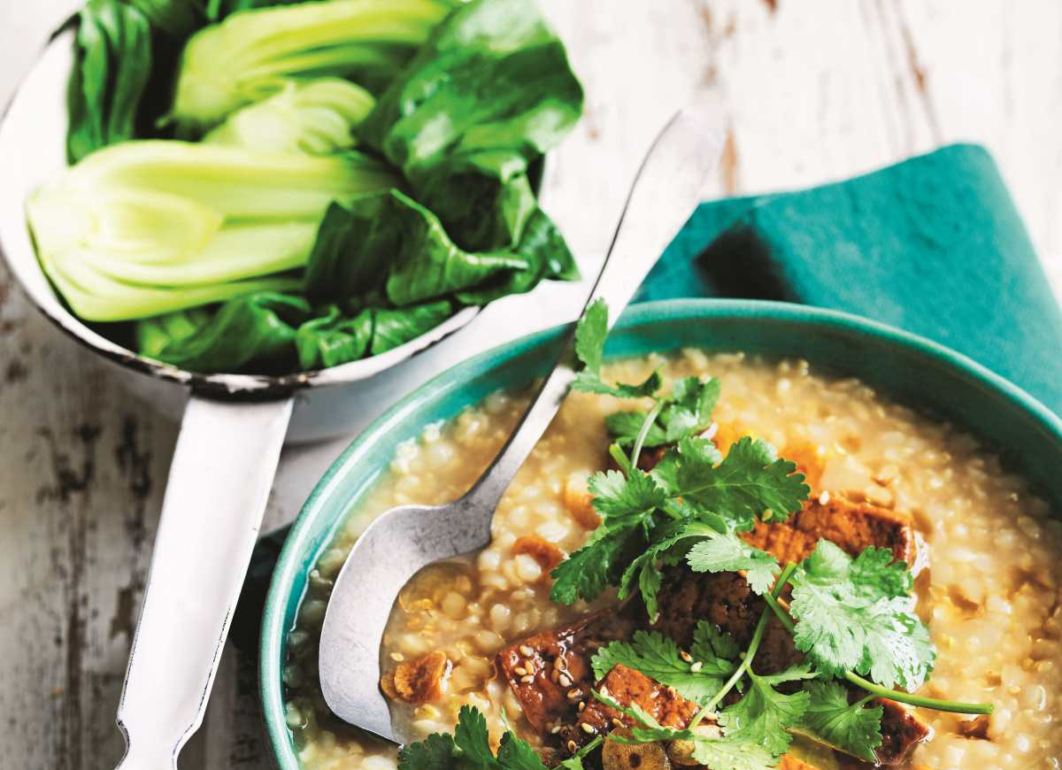 Zupa ryżowa congee kleik ryżowy