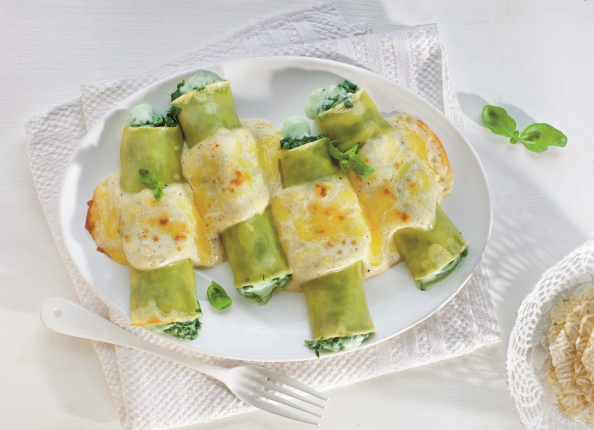 Cannelloni ze szpinakiem