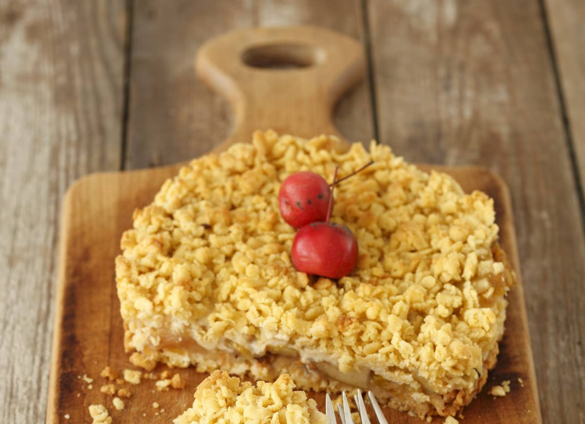 Szarlotka z kruszonką