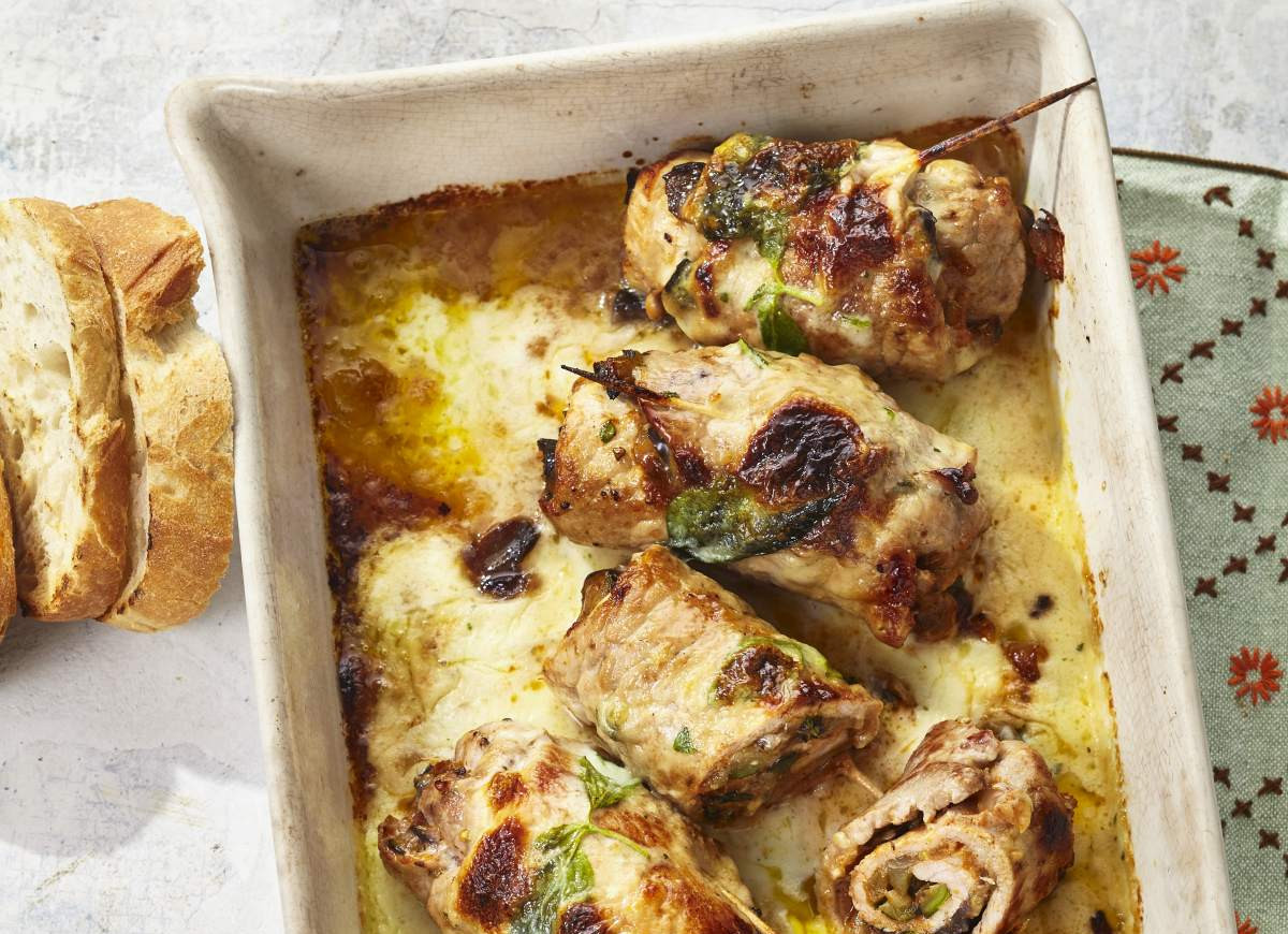 Zrazy ze schabu wieprzowego - zrazy wieprzowe zawijane