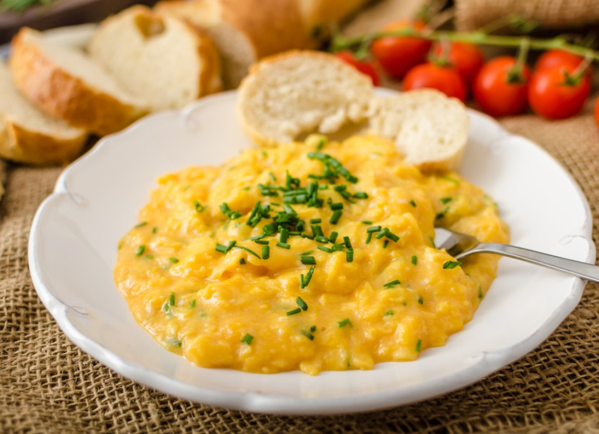 Jajecznica z mlekiem