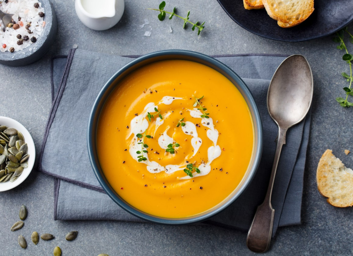 Krem z dyni piżmowej