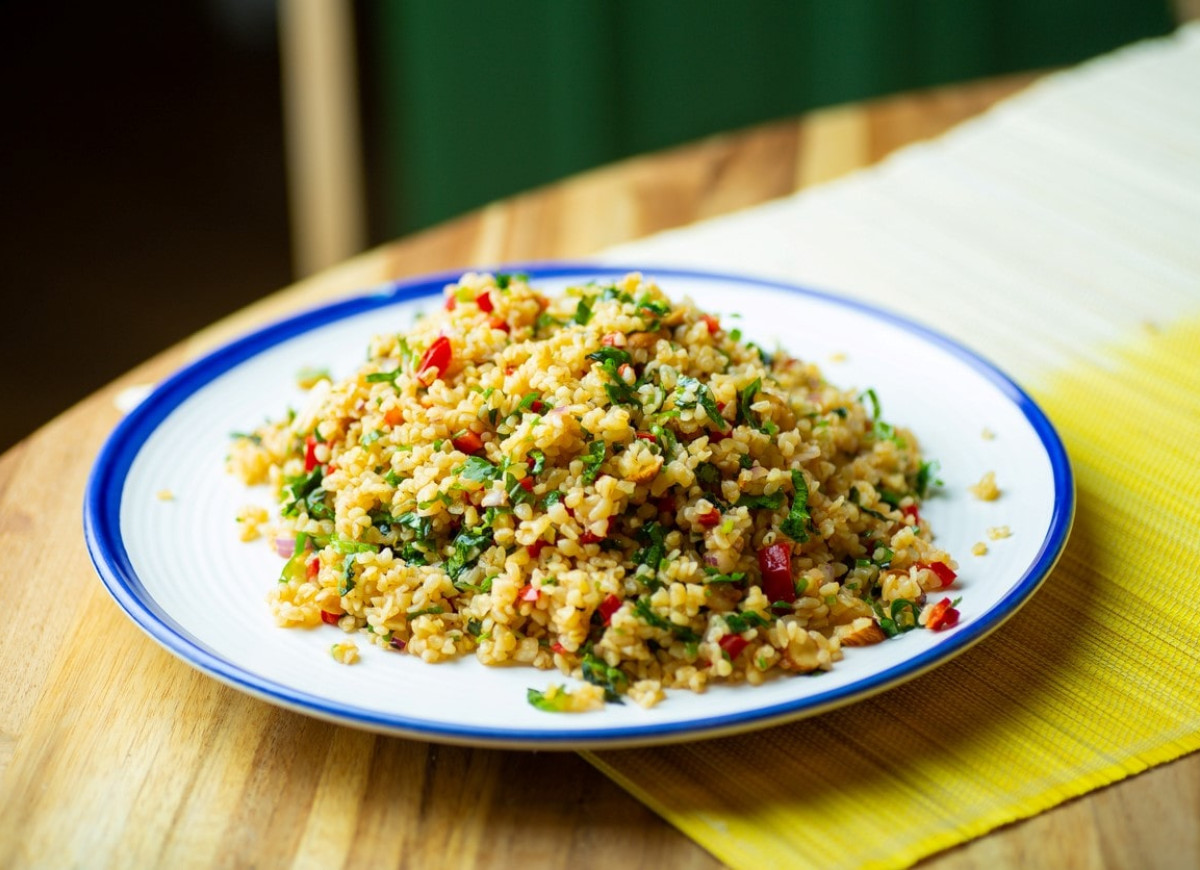 Kasza jaglana z warzywami