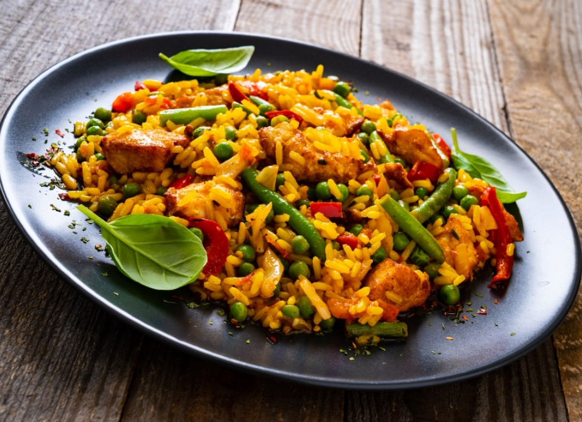 Ryż z kurczakiem i warzywami