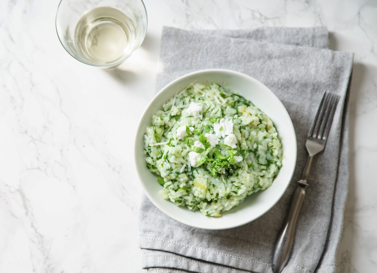 Risotto ze szpinakiem