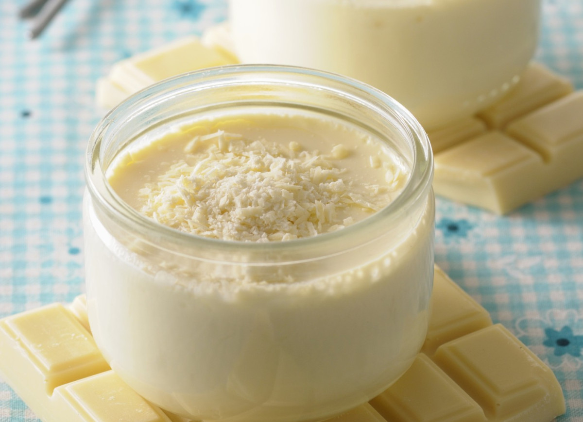 Krem z białej czekolady