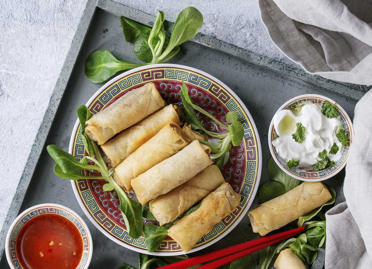 Warzywne sajgonki wegetariańskie