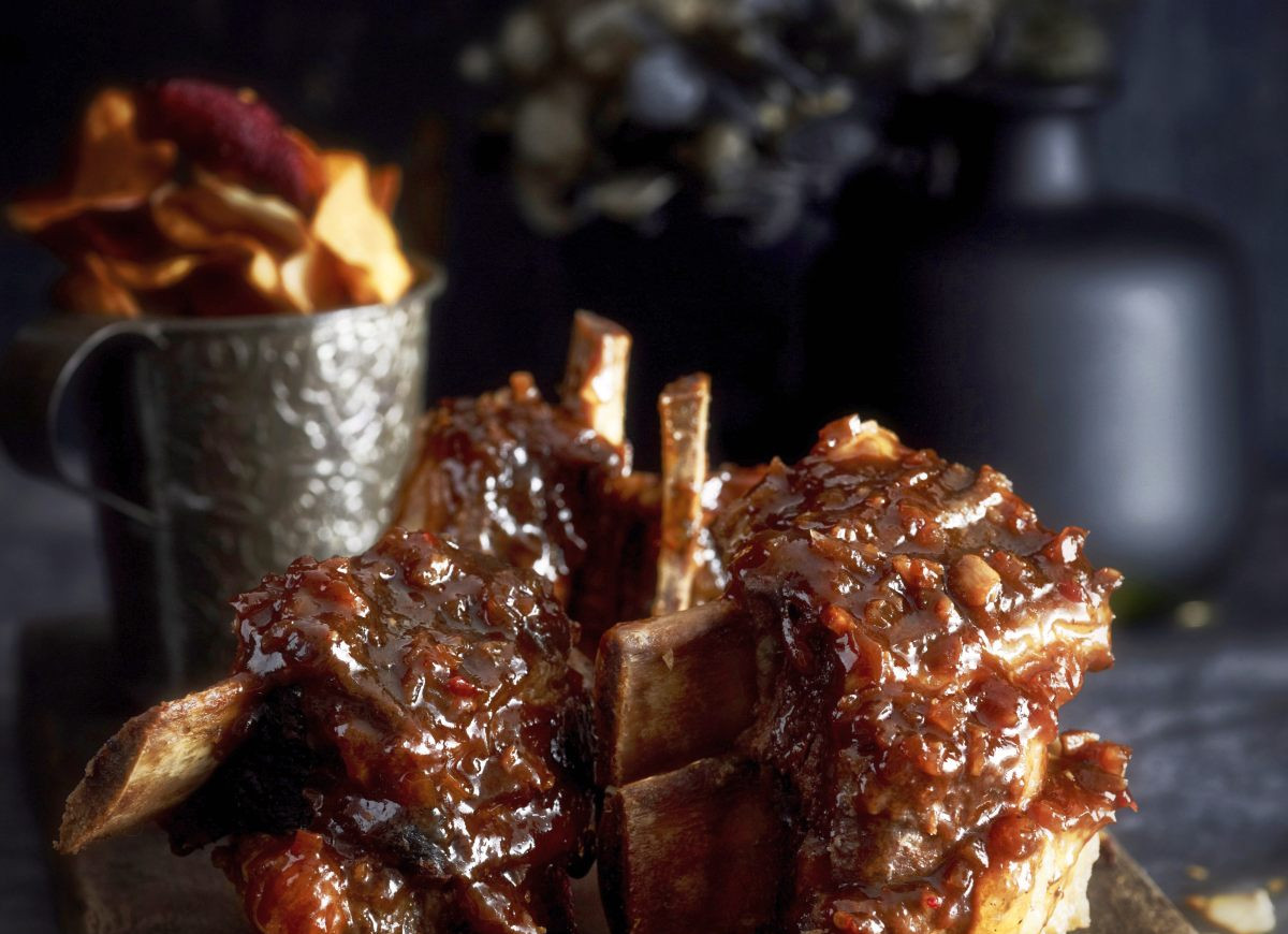 Żeberka w ketchupie i miodzie