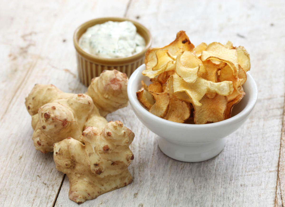 Chipsy z topinamburu