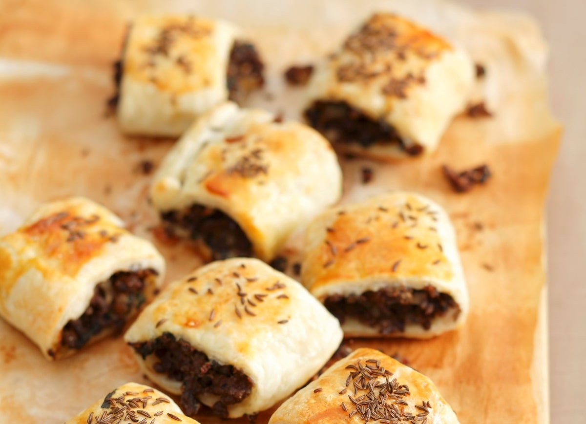 Paszteciki z ciasta francuskiego